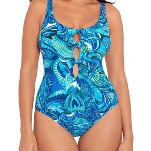 Skinny Deepers Cut out Swimsuit size L